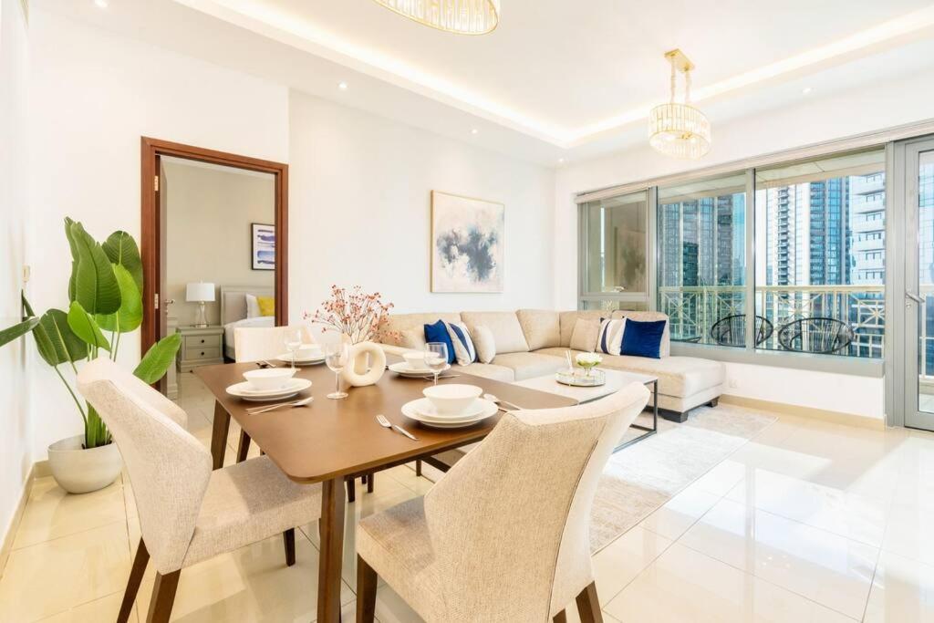 New! Luxury 3Bedroom With Spectacular Burj Views Downtown Dubaj Exteriér fotografie