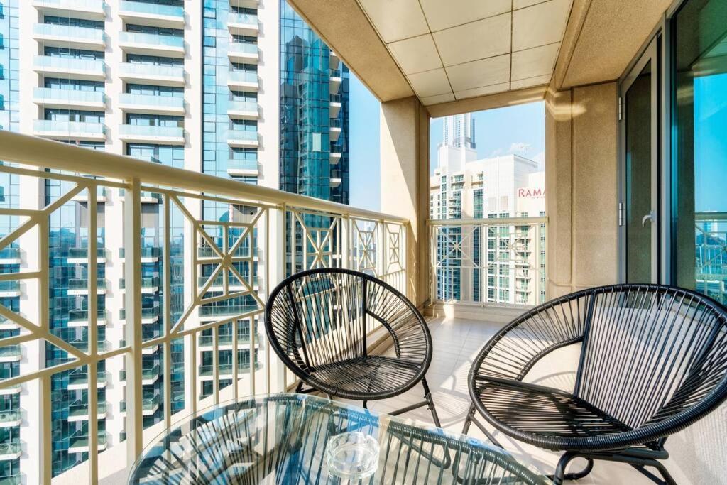 New! Luxury 3Bedroom With Spectacular Burj Views Downtown Dubaj Exteriér fotografie