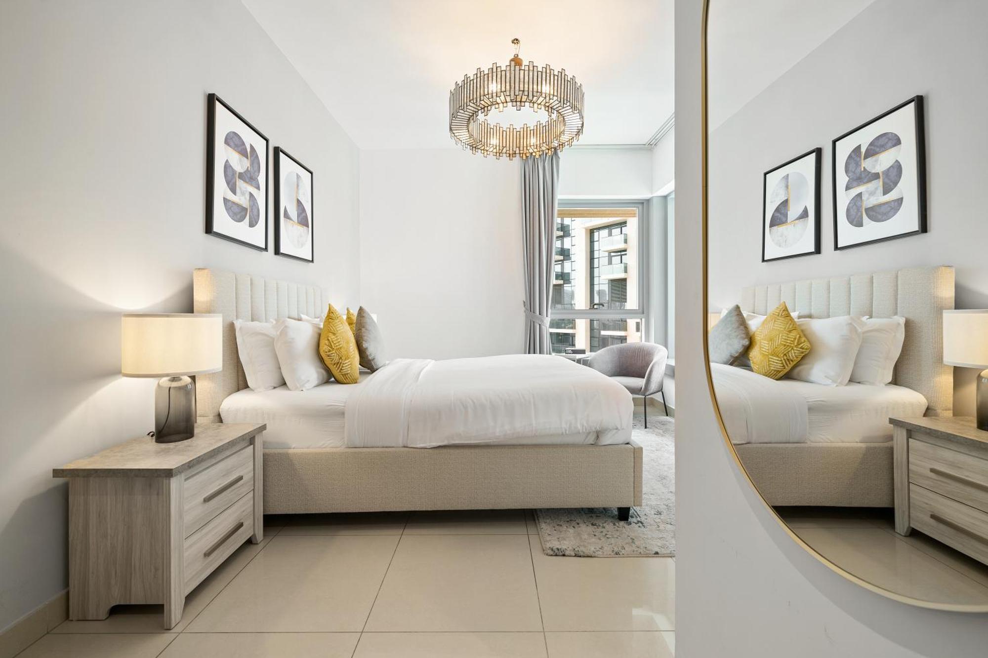 New! Luxury 3Bedroom With Spectacular Burj Views Downtown Dubaj Exteriér fotografie
