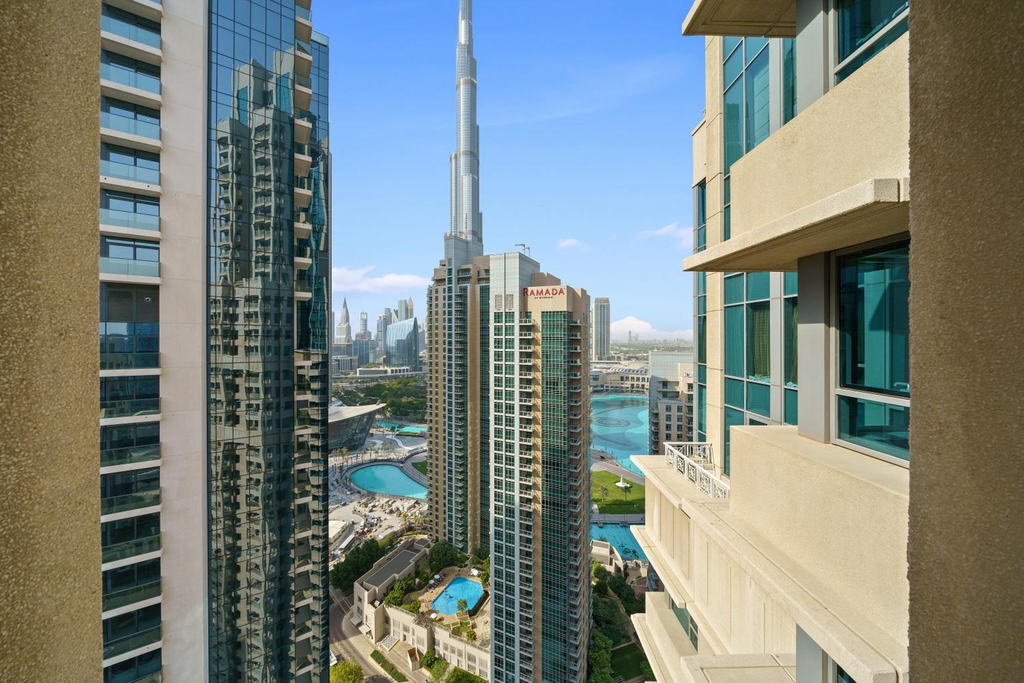 New! Luxury 3Bedroom With Spectacular Burj Views Downtown Dubaj Exteriér fotografie