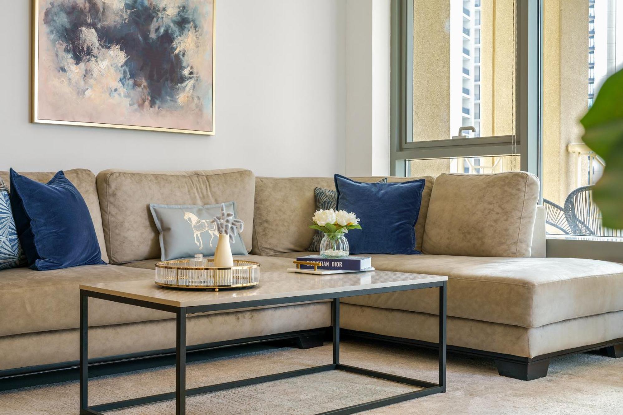 New! Luxury 3Bedroom With Spectacular Burj Views Downtown Dubaj Exteriér fotografie